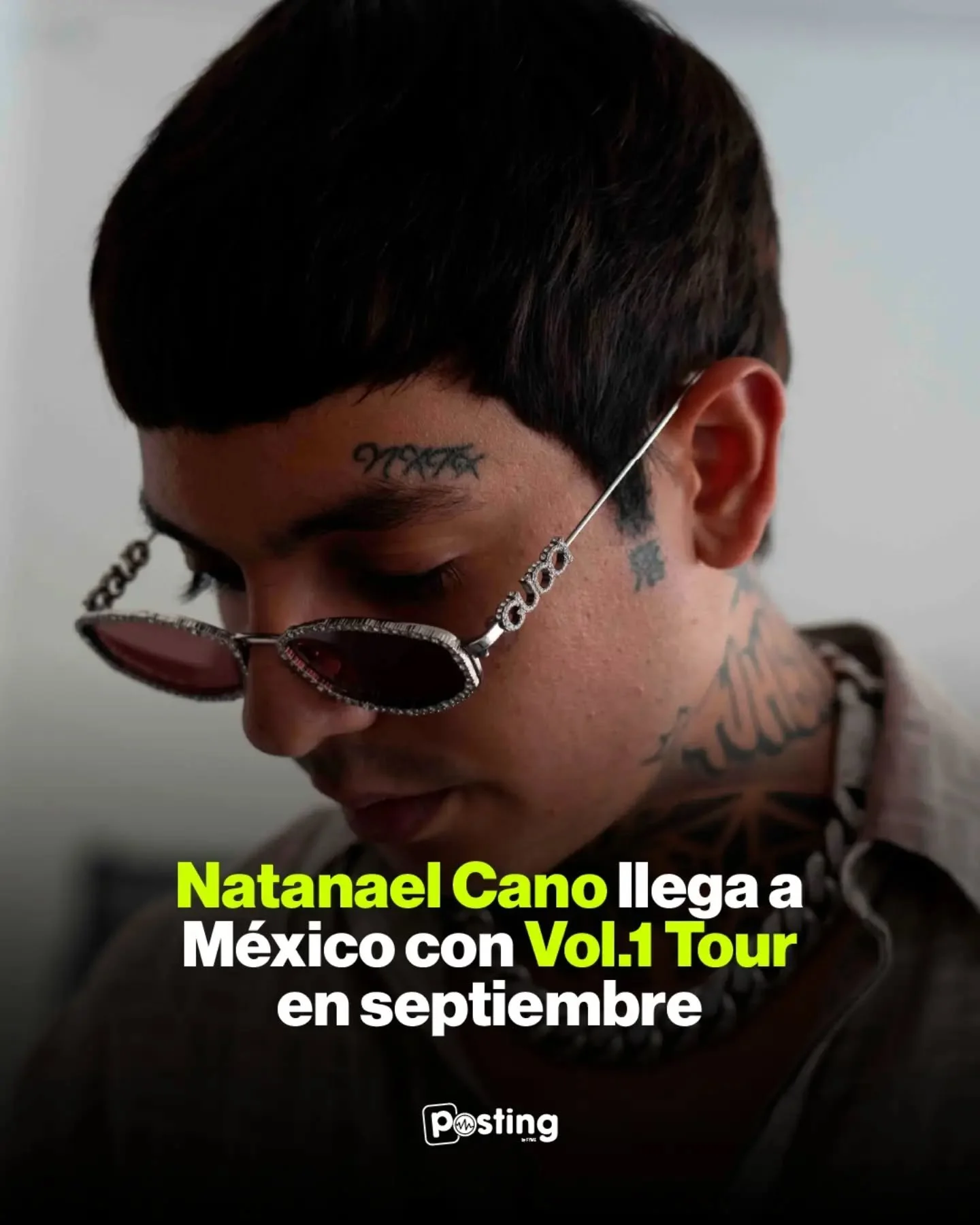 &iexcl;SE PRENDI&Oacute; ESTO! 🇲🇽🔥 

El rey de los corridos tumbados llega con el Natanael Cano Vol. 1 Tour y no te lo puedes perder. 

Prepara el garguero porque se va a armar en grande:

📍 18 de Septiembre &ndash; Estadio GNP Seguros, CDMX 🇲🇽
