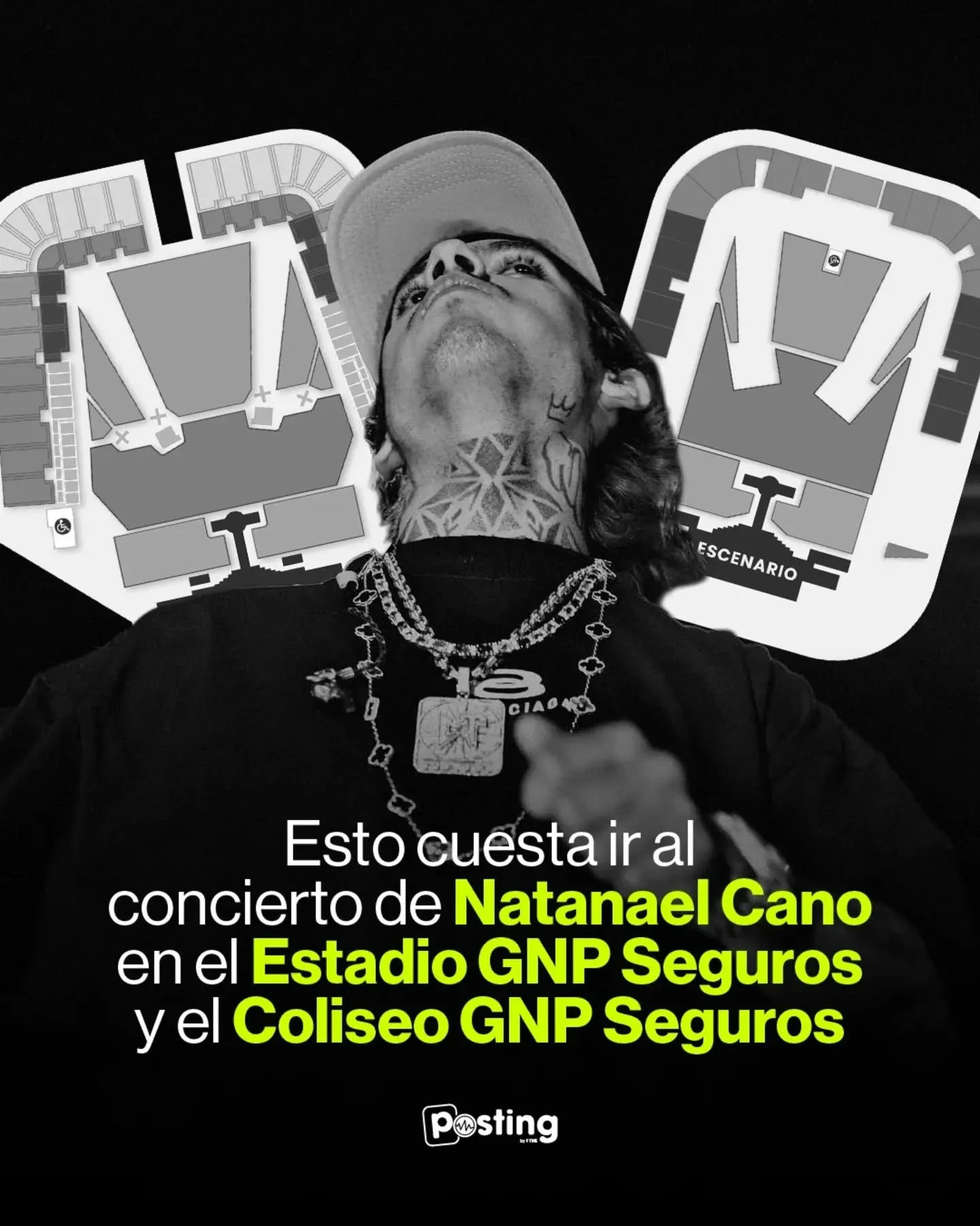 🚨 &iexcl;MAPA Y PRECIOS OFICIALES! 🚨

Natanael Cano llega a la CDMX con su Vol. 1 Tour este 18 de septiembre. Te dejamos el desglose de zonas y boletos para que vayas planeando el presupuesto. 🎟️🇲🇽

Hay opciones para todos los presupuestos, desd