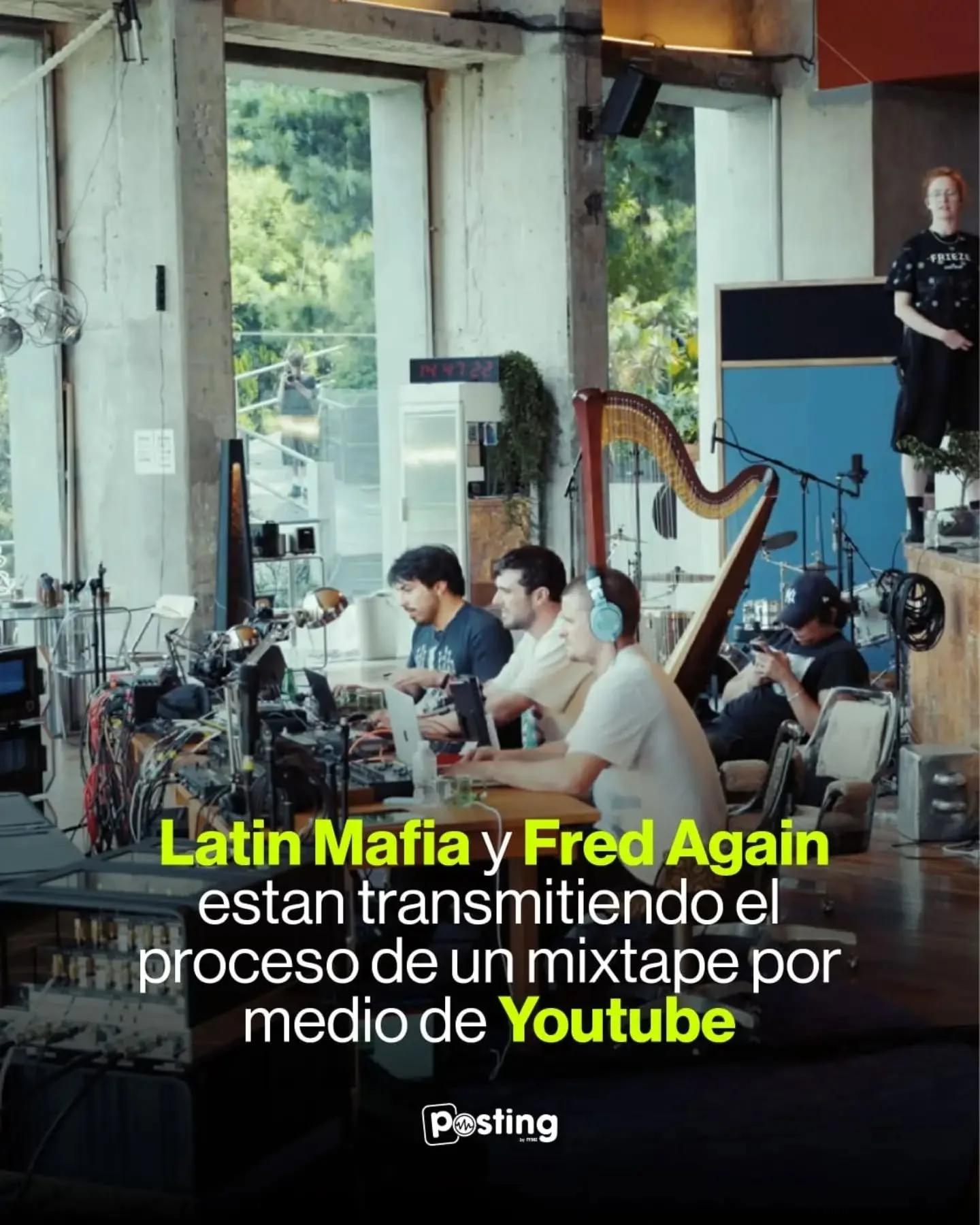 @latinmafia y @fredagainagainagainagainagain estar&aacute;n en un live en YouTube para terminar la creaci&oacute;n de un mixtape desde la Ciudad de M&eacute;xico, para despu&eacute;s lanzarlo. 🇲🇽 

La transmisi&oacute;n le sigue al lanzamiento del 