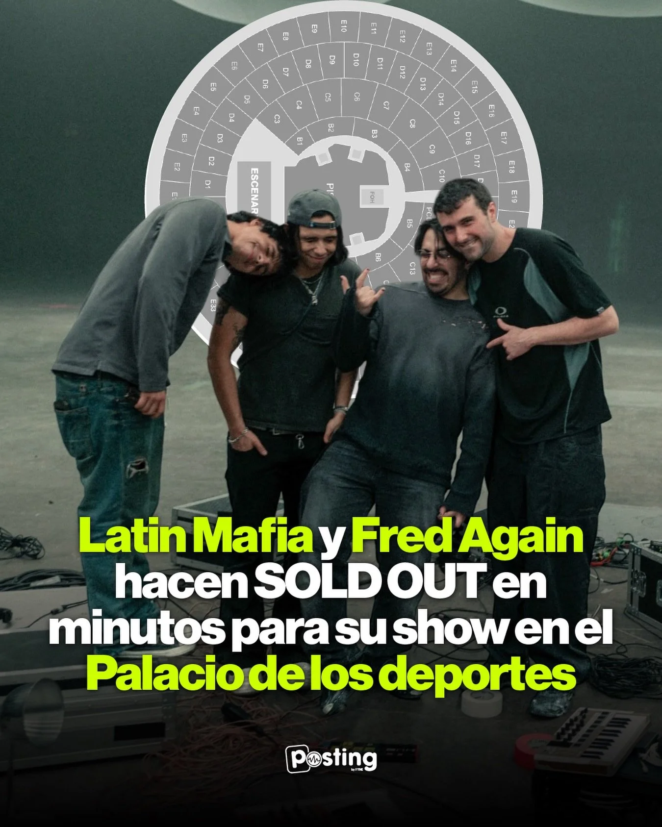 Fred again.. y Latin Mafia sorprendieron a sus seguidores al anunciar, en pleno livestream, un show especial en el Palacio de los Deportes. 🔥

El anuncio lleg&oacute; mientras ambos artistas contin&uacute;an creando su nuevo mixtape en tiempo real, 