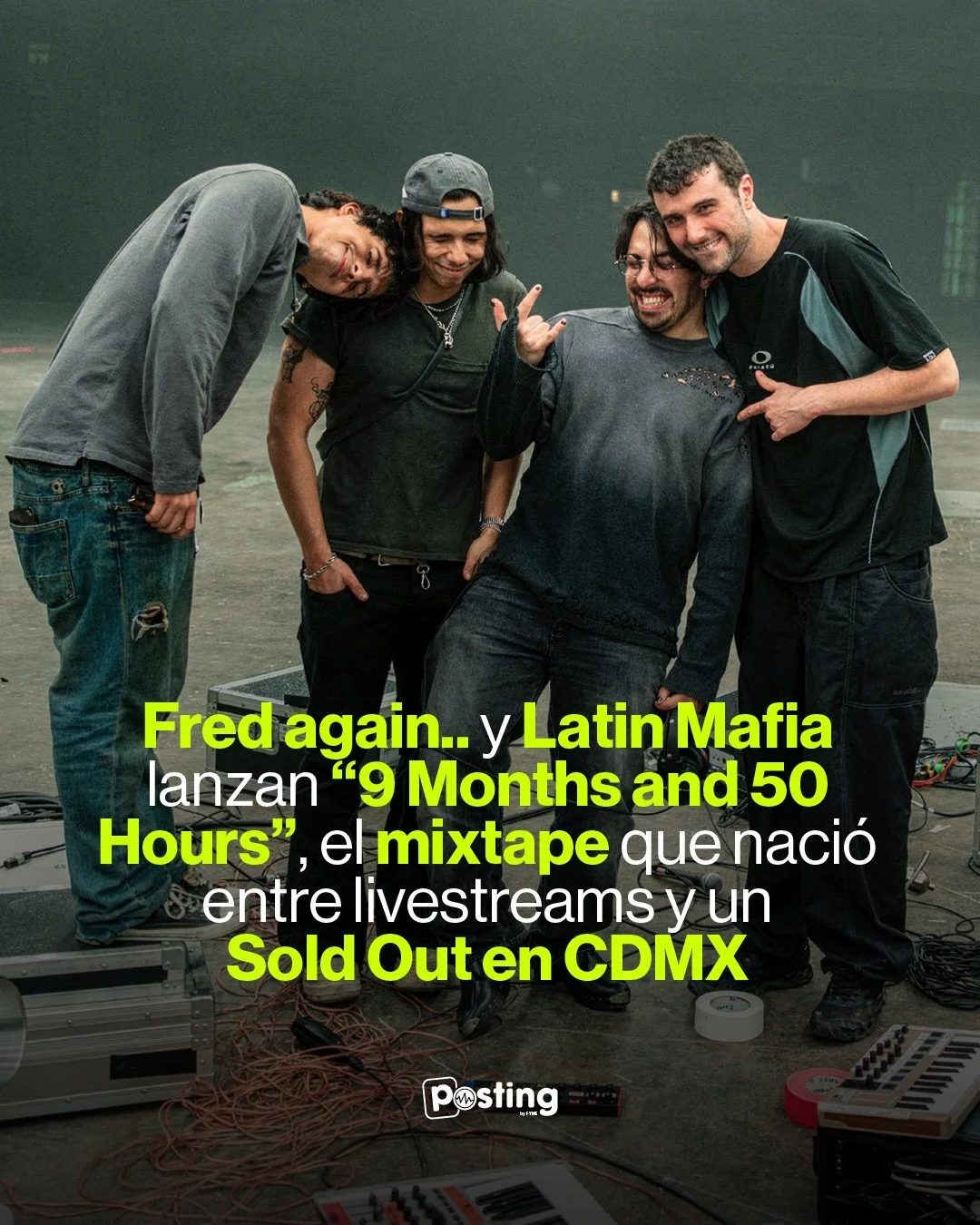 Despu&eacute;s de semanas de expectativa, transmisiones en vivo y un Palacio de los Deportes completamente agotado, Fred again.. y Latin Mafia finalmente estrenaron &ldquo;9 Months and 50 Hours&rdquo;, el mixtape colaborativo que ya se encuentra disp
