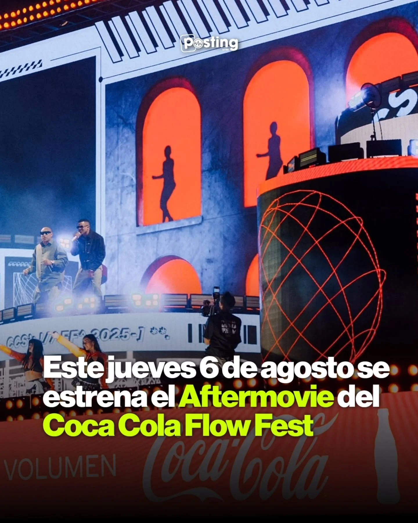 Prep&aacute;rense para revivir la energ&iacute;a m&aacute;s explosiva del a&ntilde;o. 🚨

Este jueves 6 de agosto es el estreno mundial del Aftermovie oficial del Coca-Cola Flow Fest.

Revive los mejores momentos de la noche junto a los artistas que 