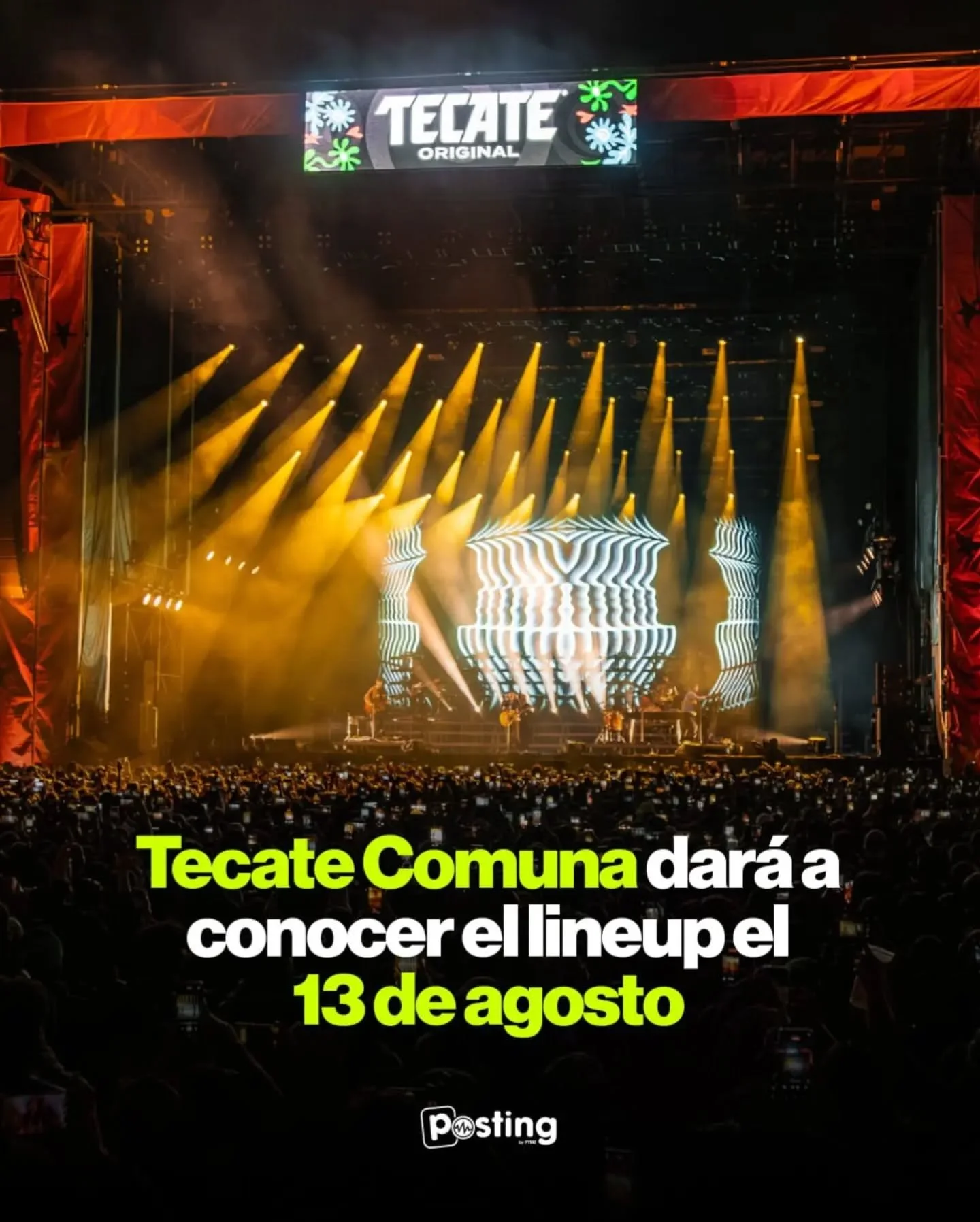 &iexcl;Ya estamos a nada de conocer la lineup oficial del @tecatecomuna ! 🤠🔥

El 13 de agosto se dar&aacute; a conocer a las y los artistas que se presentar&aacute;n el pr&oacute;ximo 28 de noviembre en el Foro Cholula. 

&iquest;A qu&eacute; artis
