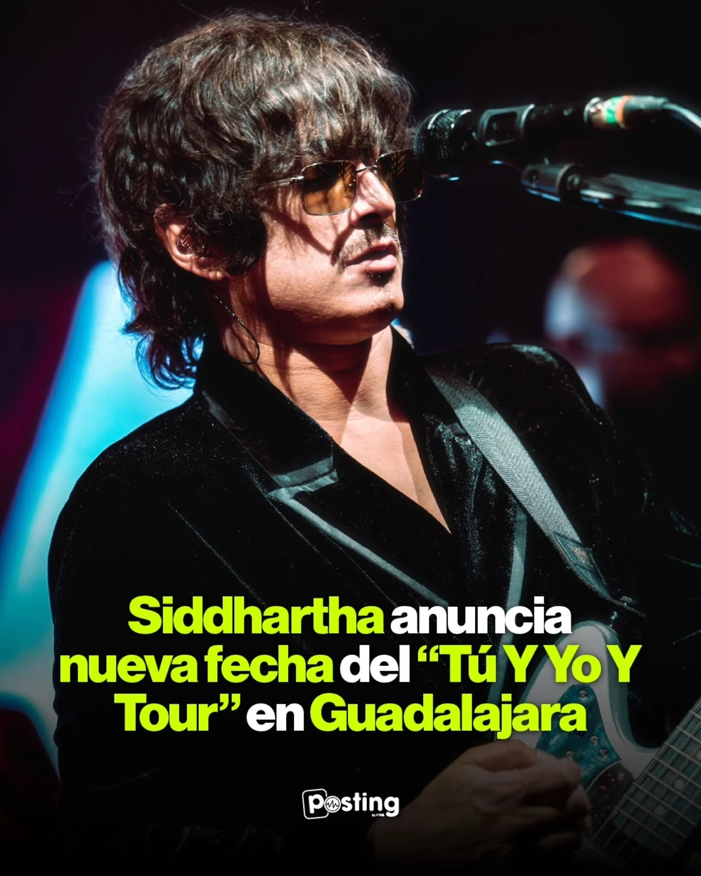 Guadalajara tendr&aacute; una noche m&aacute;s con Siddhartha. 🥹🎶

Tras agotar los boletos para su presentaci&oacute;n del 2 de diciembre, se anunci&oacute; una nueva fecha del T&uacute; Y Yo Y Tour para el 11 de diciembre.

Los boletos para esta n