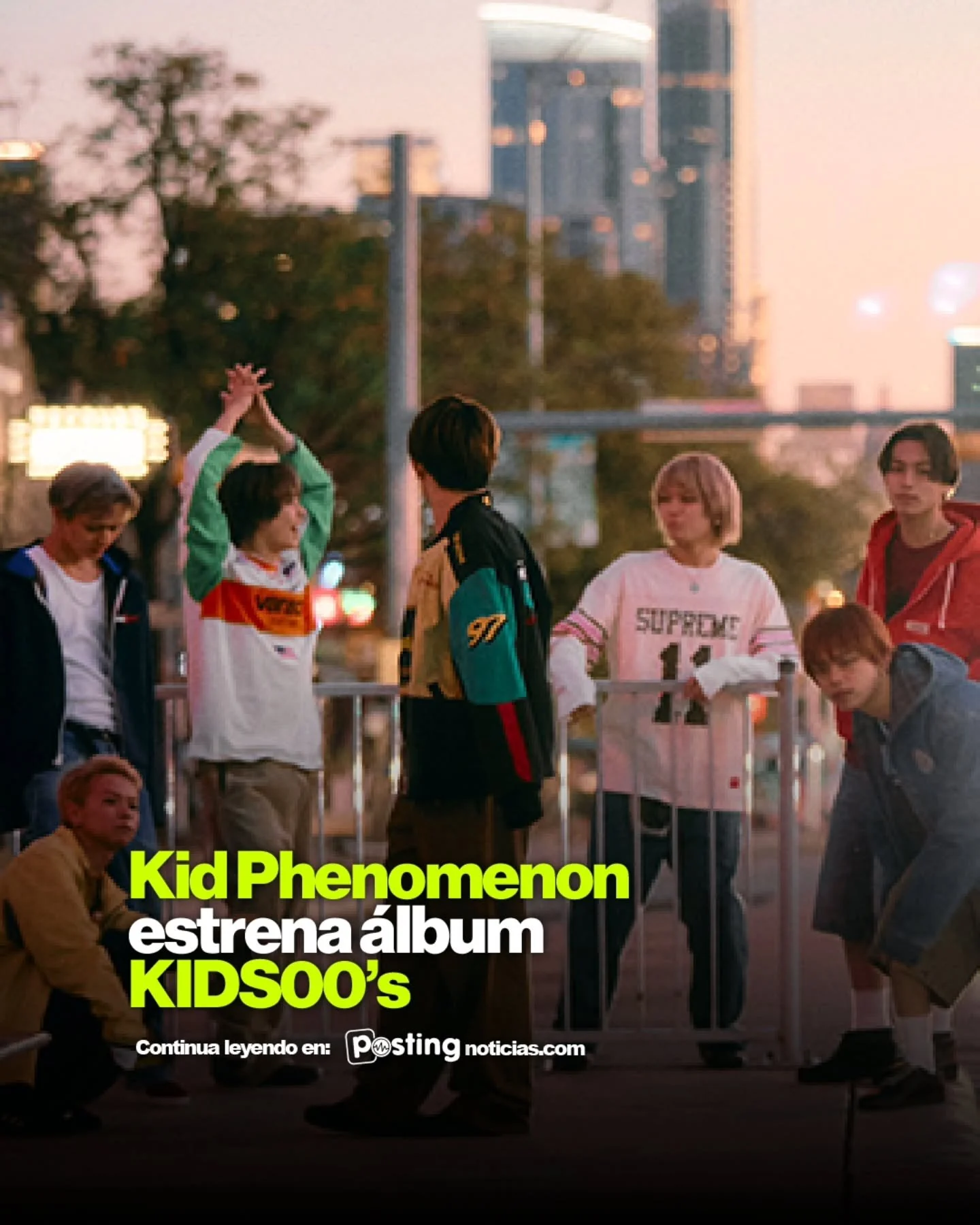 &iexcl;Lo nuevo de KID PHENOMENON ya est&aacute; aqu&iacute;! 🎧
La agrupaci&oacute;n est&aacute; de estreno con su nuevo &aacute;lbum KIDS00&rsquo;s, trayendo una vibra fresca y &uacute;nica que no te puedes perder.Con 12 canciones que marcan la mad