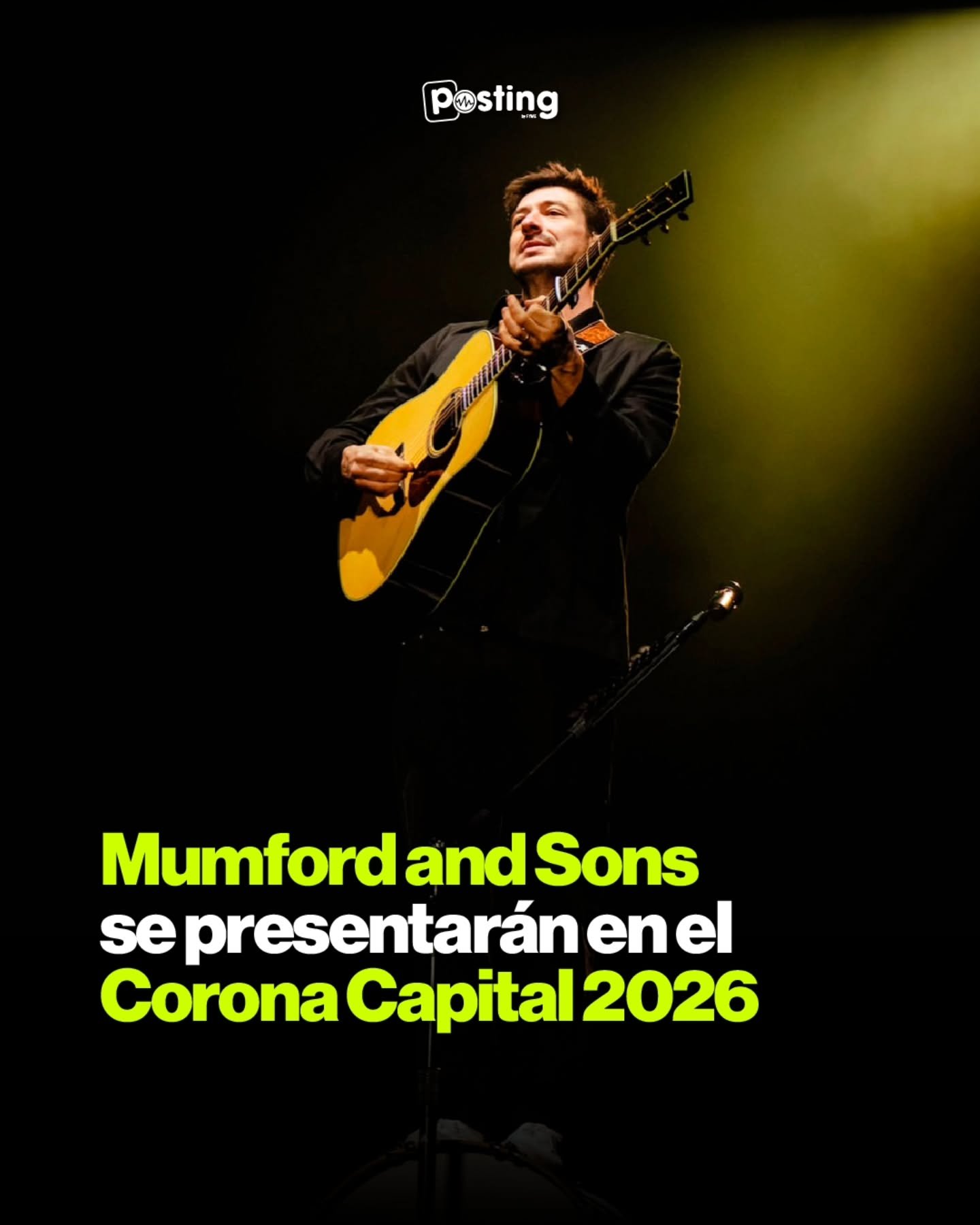 Mumford &amp; Sons llegan al Corona Capital 🔥

Si planeas asistir al festival y ver a Mumford &amp; Sons en esta edici&oacute;n del Corona Capital, aqu&iacute; te dejamos el recordatorio para que vayas preparando la cartera y armando tu itinerario.
