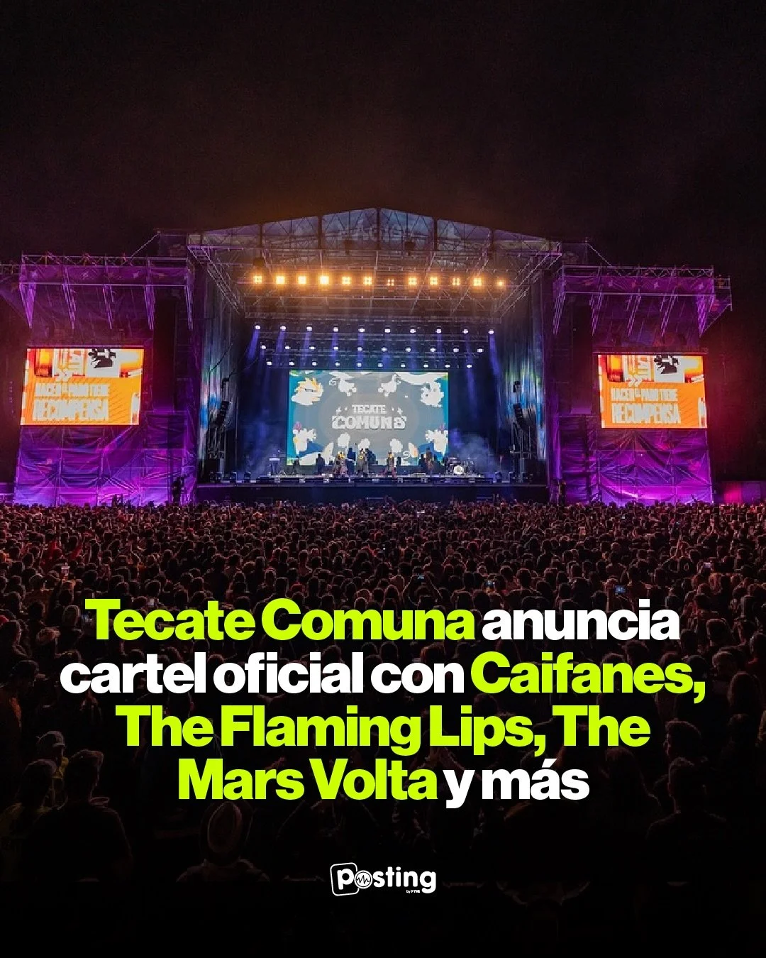 &iexcl;OFICIAL! Tecate Comuna 2026 revela su lineup 🚨

Caifanes, The Flaming Lips, The Mars Volta, Babas&oacute;nicos y Enjambre encabezan una de las alineaciones m&aacute;s brutales del a&ntilde;o 🔥

El festival regresa el s&aacute;bado 28 de novi