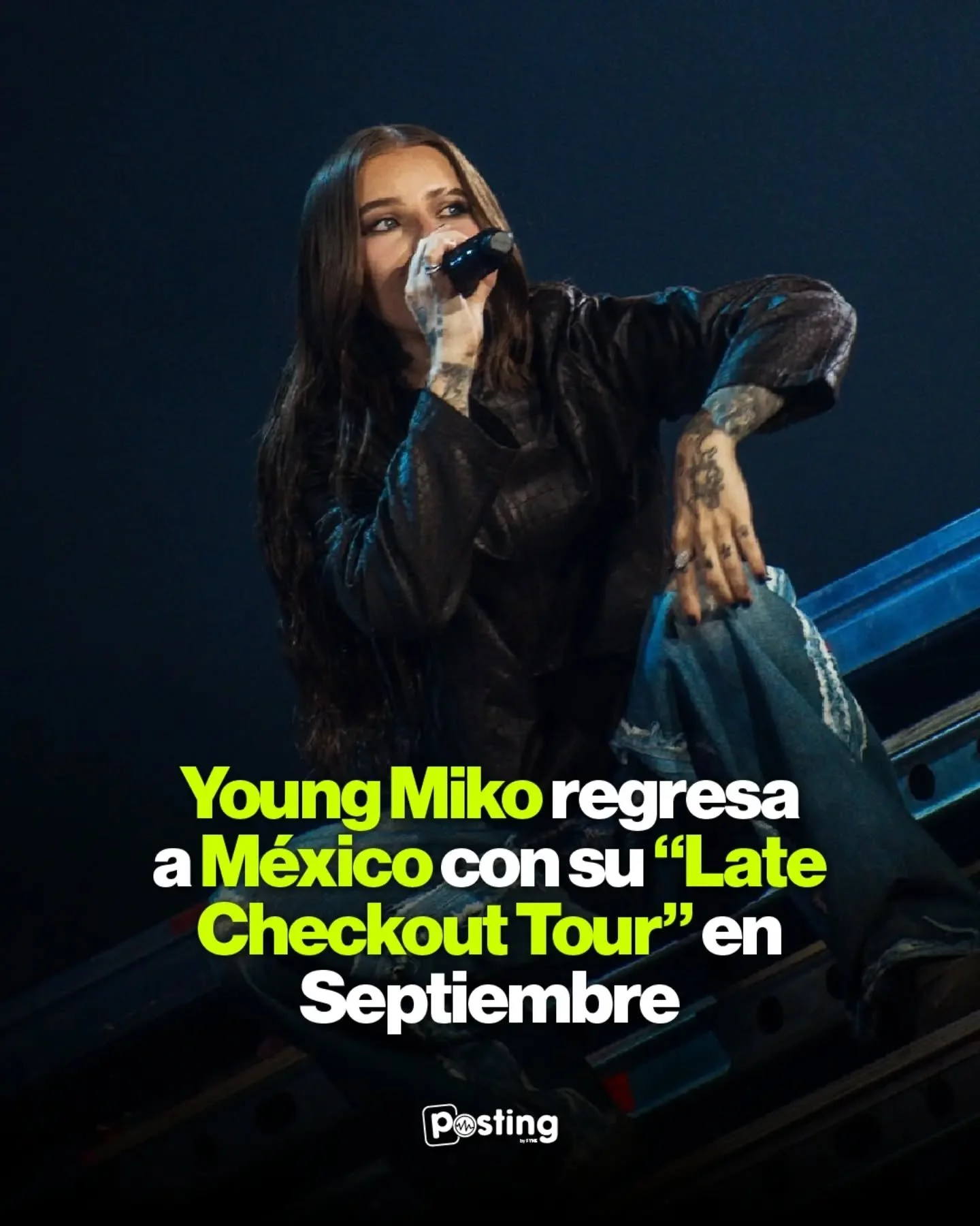 La espera por volver a ver a @itsyoungmiko en M&eacute;xico ya tiene fecha. 🔥

La puertorrique&ntilde;a llegar&aacute; al pa&iacute;s con su Late Checkout Tour para recorrer Guadalajara, Monterrey, Ciudad de M&eacute;xico y M&eacute;rida durante sep