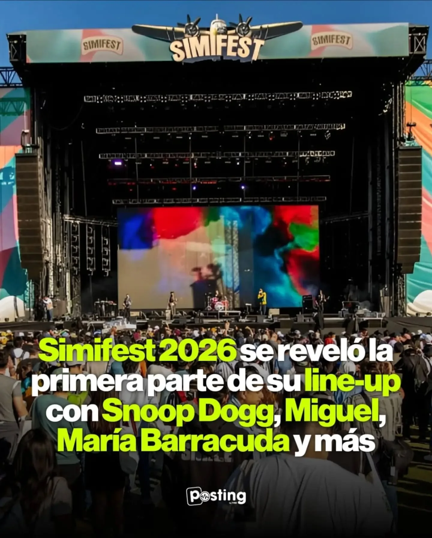 El @simifestmx ya comienza a revelar lo que prepara para este a&ntilde;o. 💜🎶

La tercera edici&oacute;n del festival ya tiene a sus primeros invitados confirmados: @snoopdogg , @miguel , @mariabarracuda,  @descartesakant, @losblenders y @loseclipse
