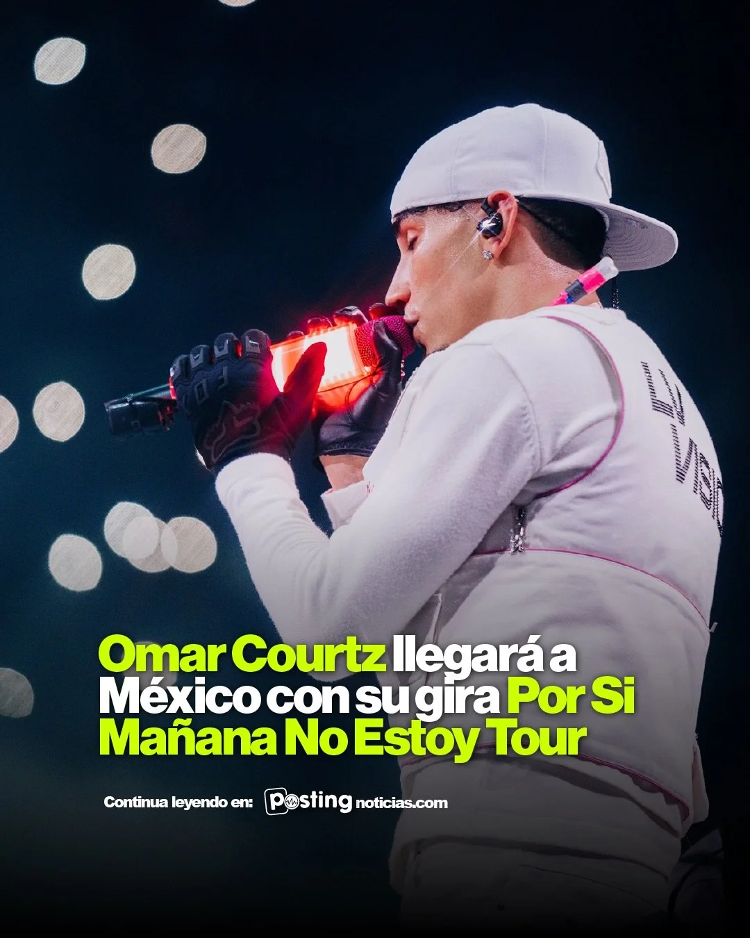 NOTICIA: Omar Courtz est&aacute; listo para llevar su &ldquo;Por Si Ma&ntilde;ana No Estoy Tour&rdquo; a M&eacute;xico. 🇲🇽🔥

El puertorrique&ntilde;o llegar&aacute; en octubre y noviembre para recorrer Ciudad de M&eacute;xico, Guadalajara y Monter