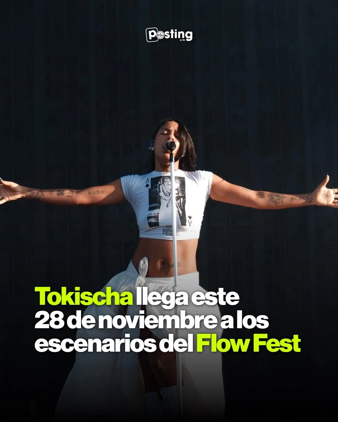 La Popola llegar&aacute; retumbar el Coca-Cola Flow Fest! 🔥🇩🇴

Tokischa es una de las artistas confirmadas para adue&ntilde;arse del escenario del @cocacola_flow con toda esa vibra irreverente, descarada y sin filtros que la caracteriza. 💥👑

&iq