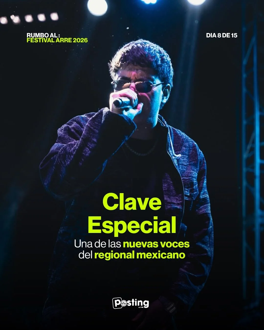 🥳🎶 &iexcl;La cuenta regresiva sigue! 

D&iacute;a 8 de 15 anunciando las estrellas del Arre, y hoy le toca a. &iexcl;Clave Especial! 🎙️🇲🇽

 Prep&aacute;rense para corear todos sus &eacute;xitos y disfrutar del mejor talento del regional mexicano