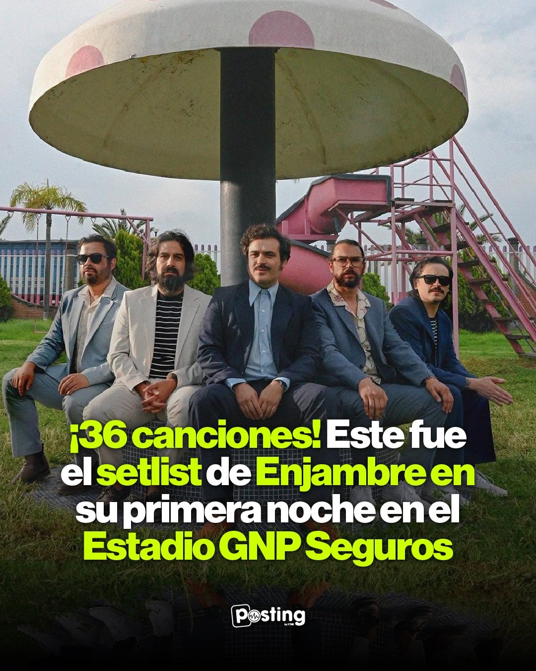 Enjambre se tard&oacute; a&ntilde;os en llegar al Estadio GNP Seguros y cuando por fin lleg&oacute;&hellip; no se guard&oacute; nada. 🐝

La primera noche fue un recorrido por toda su historia: 36 canciones y pr&aacute;cticamente todos sus discos en 