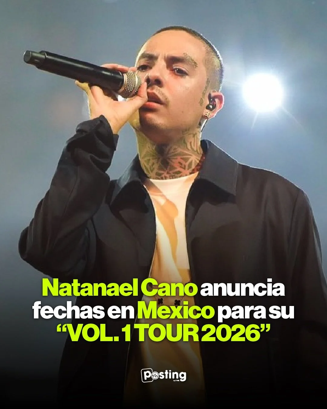 NATANAEL CANO YA TIENE FECHAS PARA SU GIRA EN M&Eacute;XICO 🇲🇽 

El int&eacute;rprete de corridos tumbados dio a conocer las ciudades que visitar&aacute; como parte de su VOL. 1 TOUR 2026.

La gira contempla distintas plazas del pa&iacute;s y ya ha