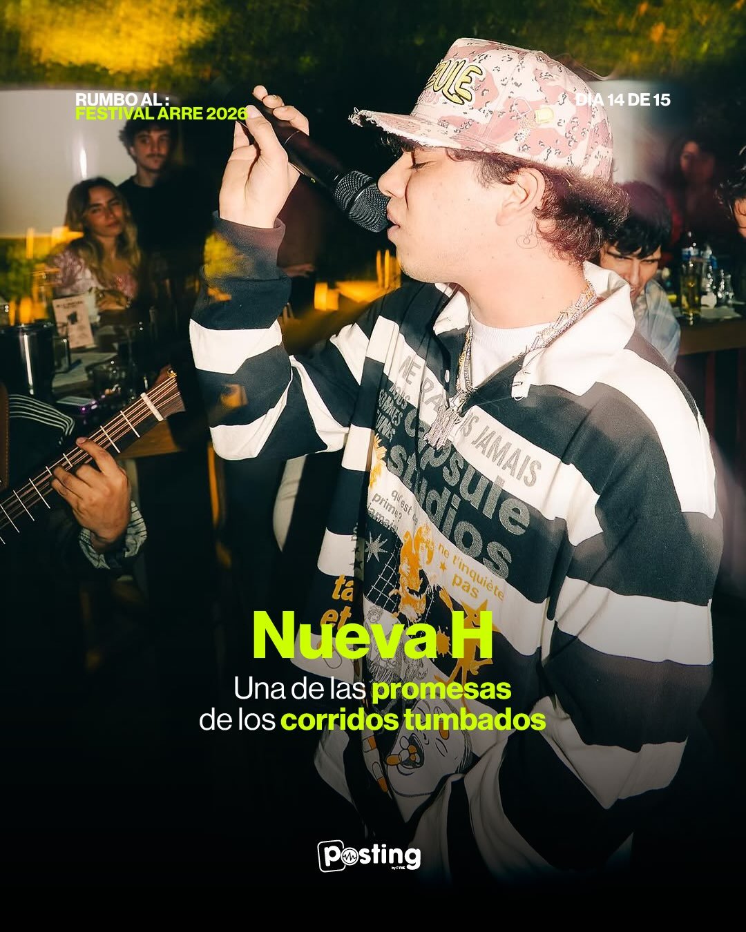Estamos a solo un paso, &iexcl;d&iacute;a 14 de 15 rumbo al Arre! No te pierdas a una de las promesas m&aacute;s grandes de los corridos tumbados: @nuevah_oficial ✨🎤. Su energ&iacute;a en vivo es de otro nivel.

&iexcl;Ya casi nos vemos! &iquest;Qui
