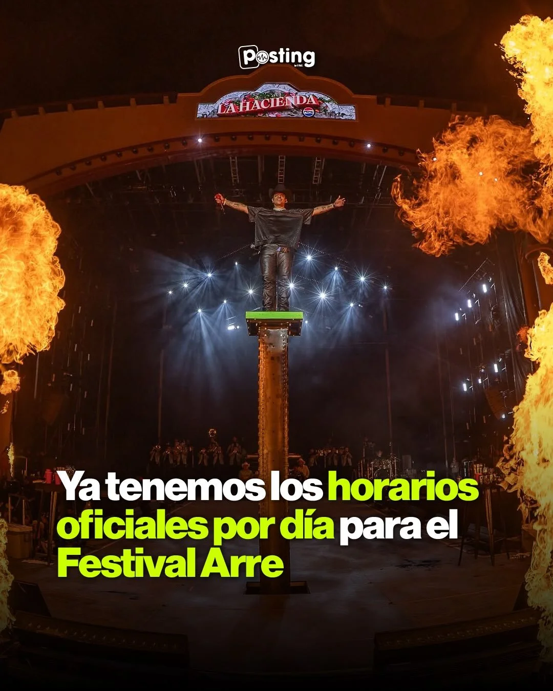 &iexcl;Lleg&oacute; el momento que est&aacute;bamos esperando! 🤠🔥 Ya salieron los horarios oficiales del Festival
ARRE y la fiesta se va a poner rebuena.

Checa los horarios oficiales para que vayas armando el itinerario con tus compas.

🌵 &iquest