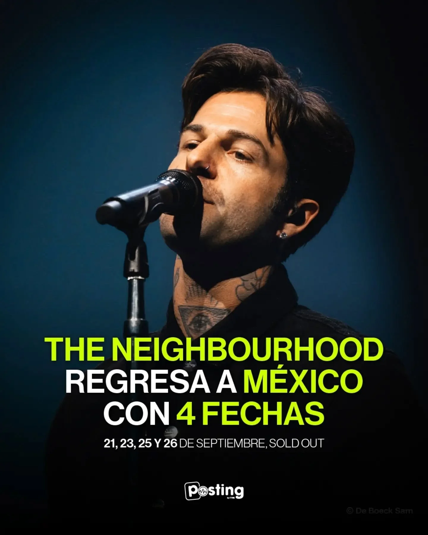 Despu&eacute;s de una larga espera The neighbourhood regresa a M&eacute;xico con cuatro fechas que no te puedes perder. 

La banda regresa al pa&iacute;s este septiembre como parte de The Wourld Tour, con cuatro presentaciones en Guadalajara, Monterr