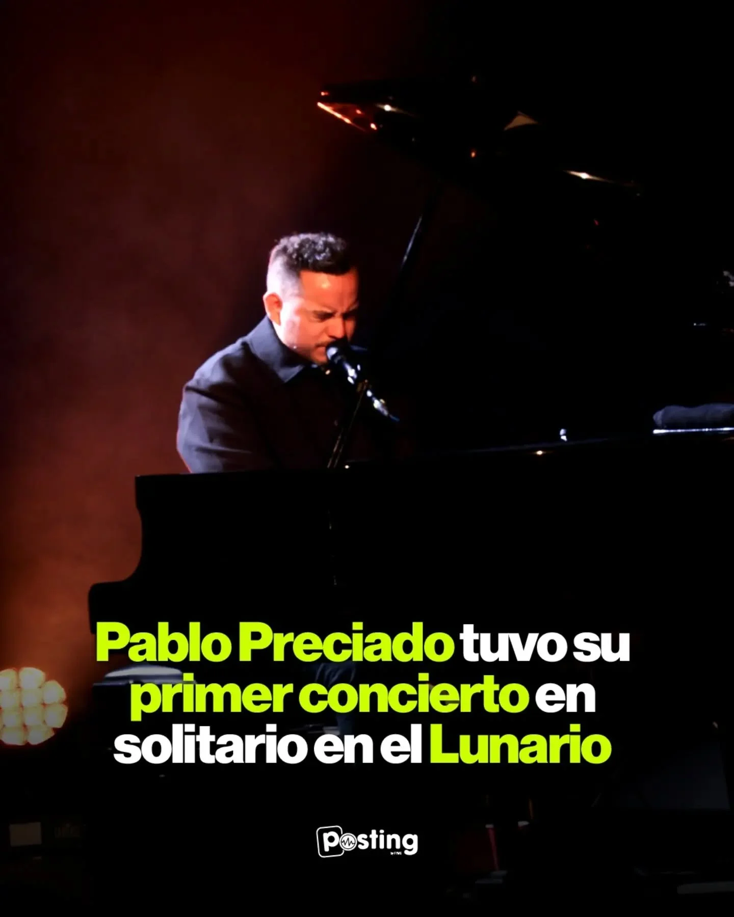 &iexcl;Se vivi&oacute; una noche m&aacute;gica en la CDMX! 🎤✨

Pablo Preciado conquist&oacute; el escenario del Lunario con su primer concierto en solitario este pasado s&aacute;bado 12 de septiembre, regalandonos una vela repleta de sentimiento y n