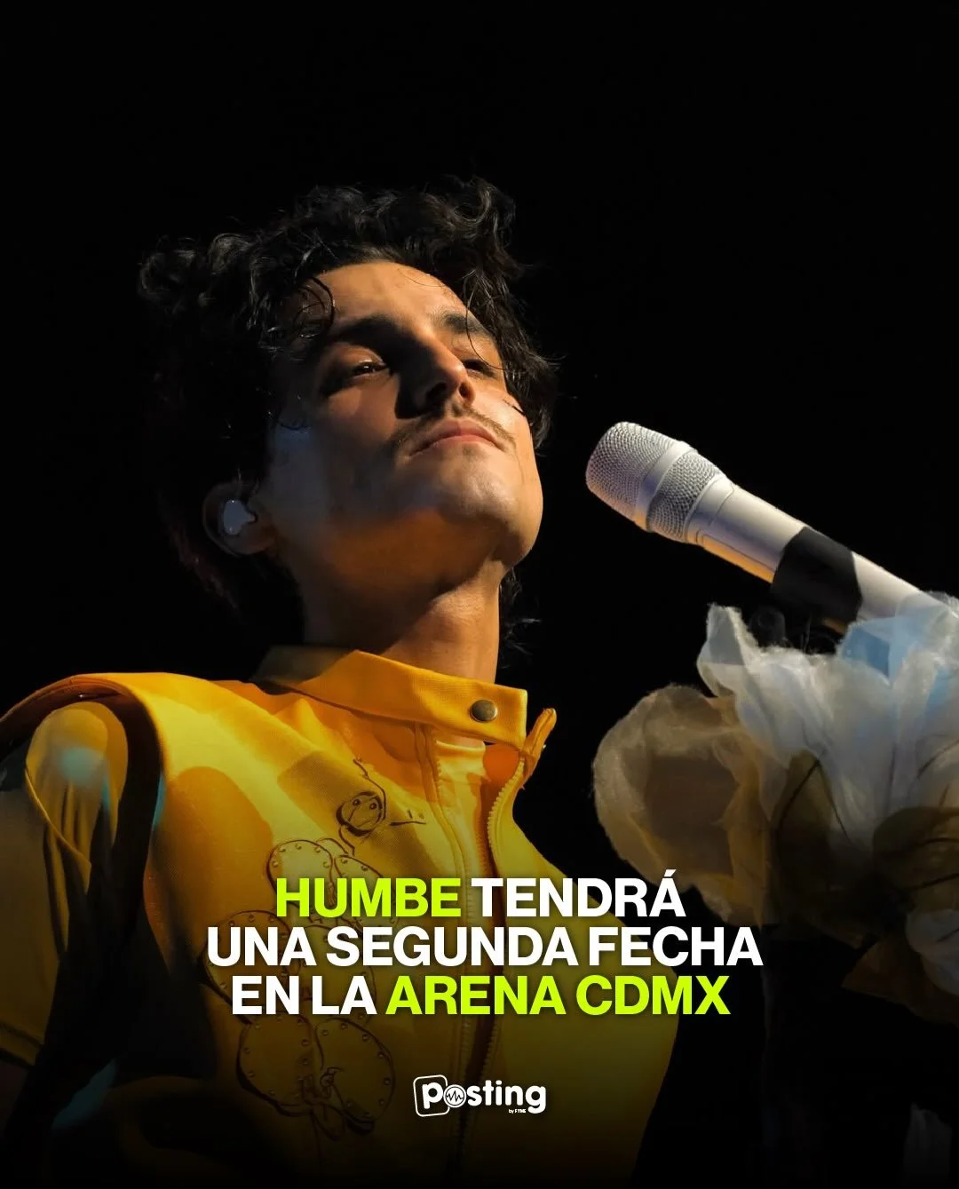 &iexcl;UNA NOCHE NO ERA SUFICIENTE! 🎤✨
Humbe confirma una segunda fecha en la Arena CDMX. Si te quedaste sin boletos o quieres volver a cantar todas sus canciones a todo pulm&oacute;n, &iexcl;esta es tu se&ntilde;al! 🎟️🔥&nbsp; 

&iquest;Con qui&ea