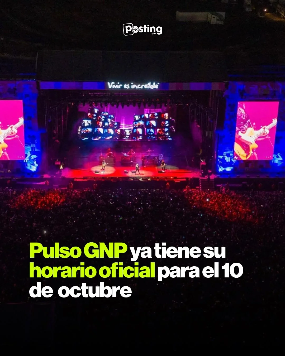 &iexcl;Lleg&oacute; el momento de armar el itinerario! 🗓️⚡️ Ya est&aacute;n disponibles los horarios oficiales para el Pulso GNP de este 10 de octubre.

Prepara la ruta entre escenarios, organ&iacute;zate con tu crew y aseg&uacute;rate de no perdert