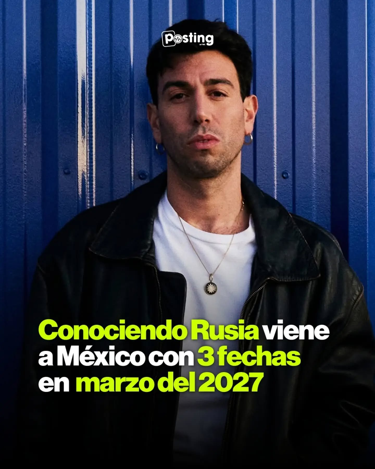 Conociendo Rusia llega a M&eacute;xico en 2027. ✨

El cantante argentino llega a nuestro pa&iacute;s con tres fechas para presentar en vivo su nuevo show titulado "Mateo".

📍20 de marzo &mdash; Guadalajara. Conjunto Santander 
📍25 de marz