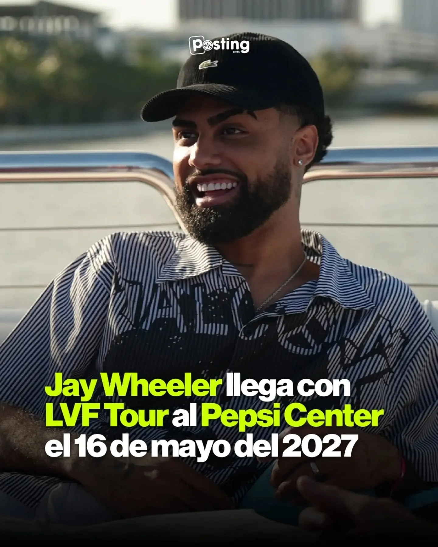 Conoce los detalles de la llegada del LUV World Tour de Jay Wheeler a la Ciudad de M&eacute;xico. 🇲🇽 

Si planeas asistir a su show este pr&oacute;ximo 16 de mayo de 2027 en el Pepsi Center, te recordamos que la preventa Banamex arranca este 7 de o