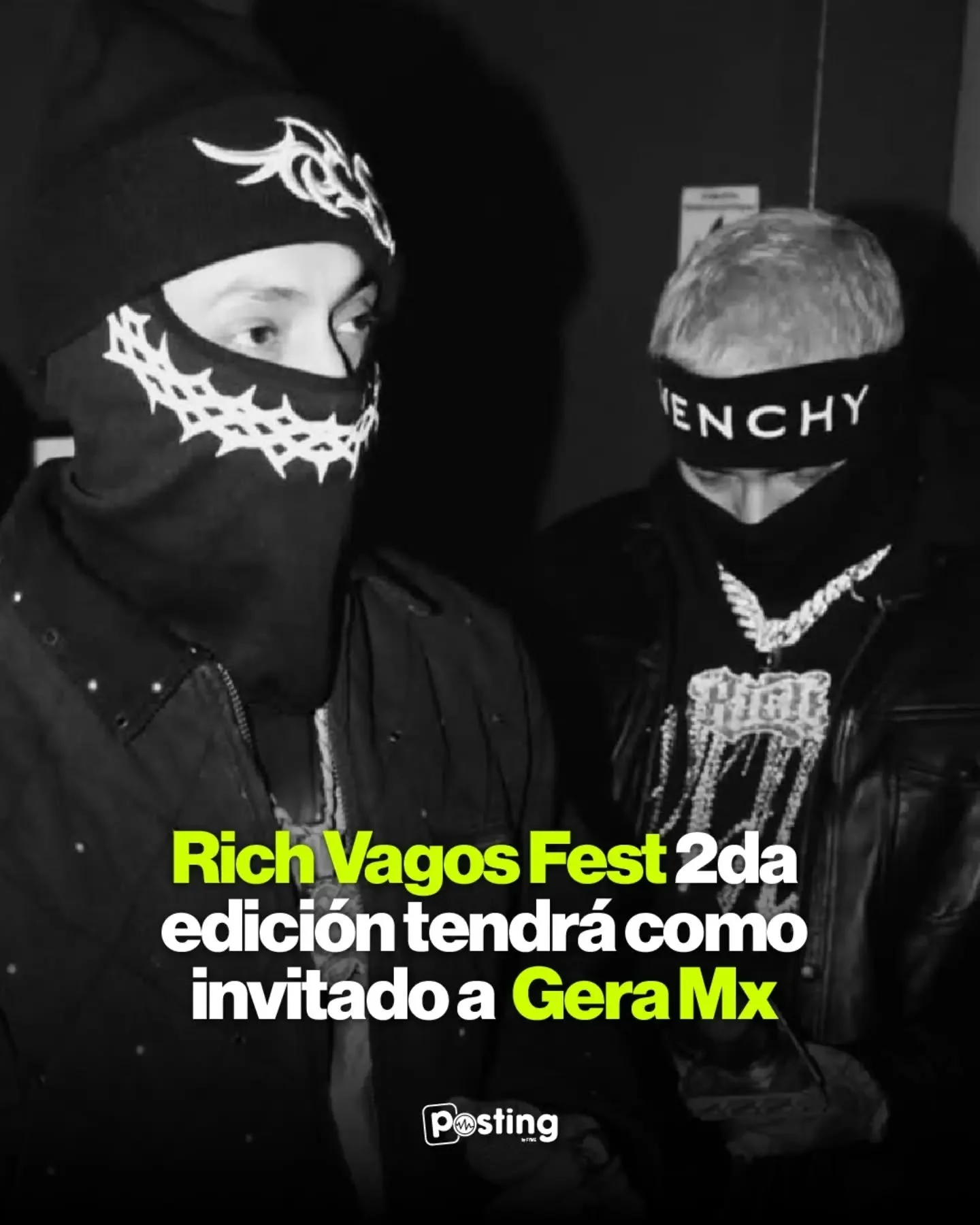 🔥&iexcl;Tenemos segunda edici&oacute;n de Rich Vagos Fest!🔥

La lineup oficial esta conformada por @iqlover.zoo @opiumgang , @lapotter_ , @jarabekidd.zoo y &eacute;l invitado especial ser&aacute; @geramx1 🔥

📍28 de noviembre &iexcl;Unica fecha!

