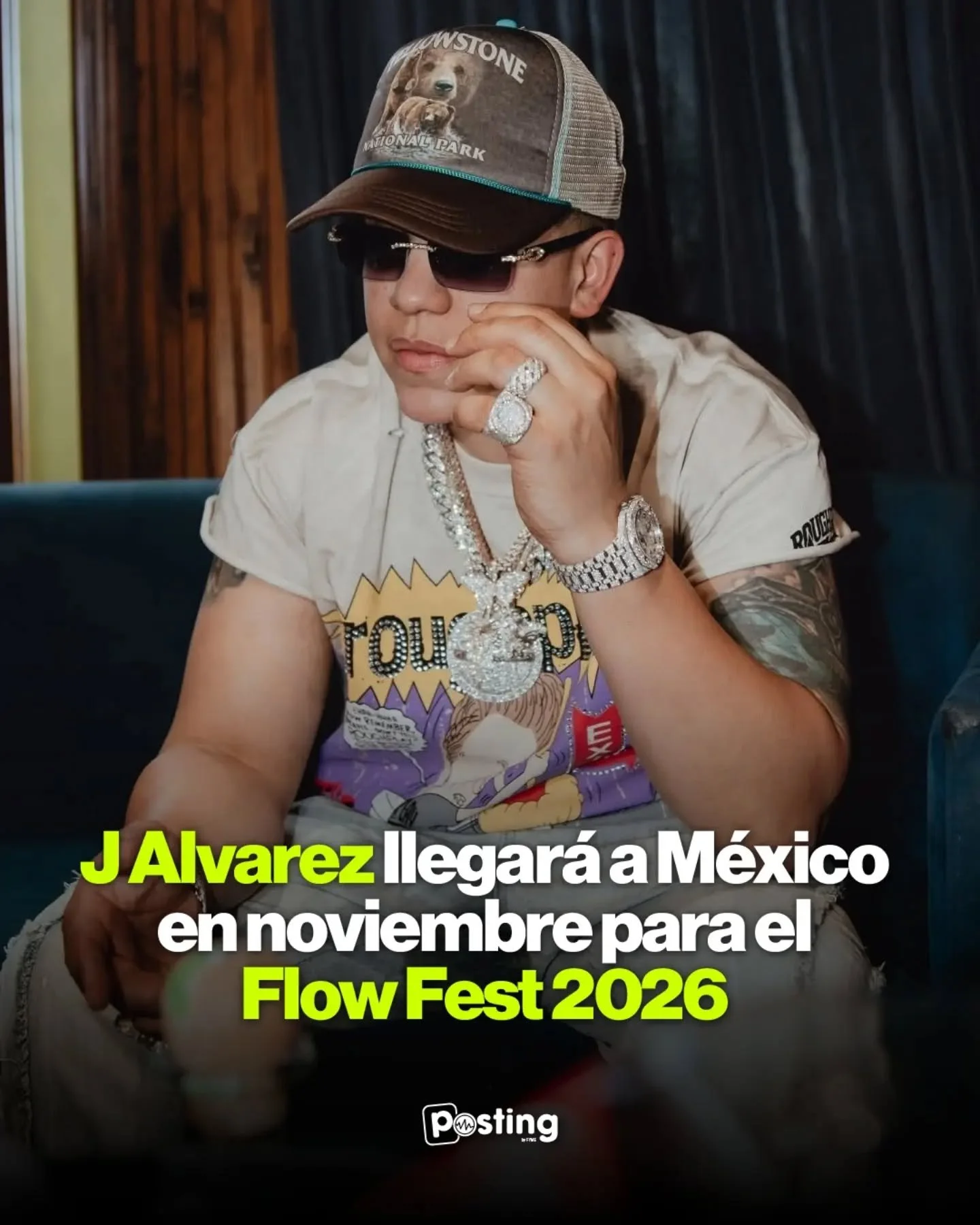 &iexcl;@jalvarezoficial llega con toda la actitud al Flow Fest 2026! 🔥

Prep&aacute;rate para cantar cada rola, prender el perreo y vivir un show que promete romperla.

&iquest;Con qui&eacute;n te vas a lanzar este a&ntilde;o? Etiqueta a tu team de 