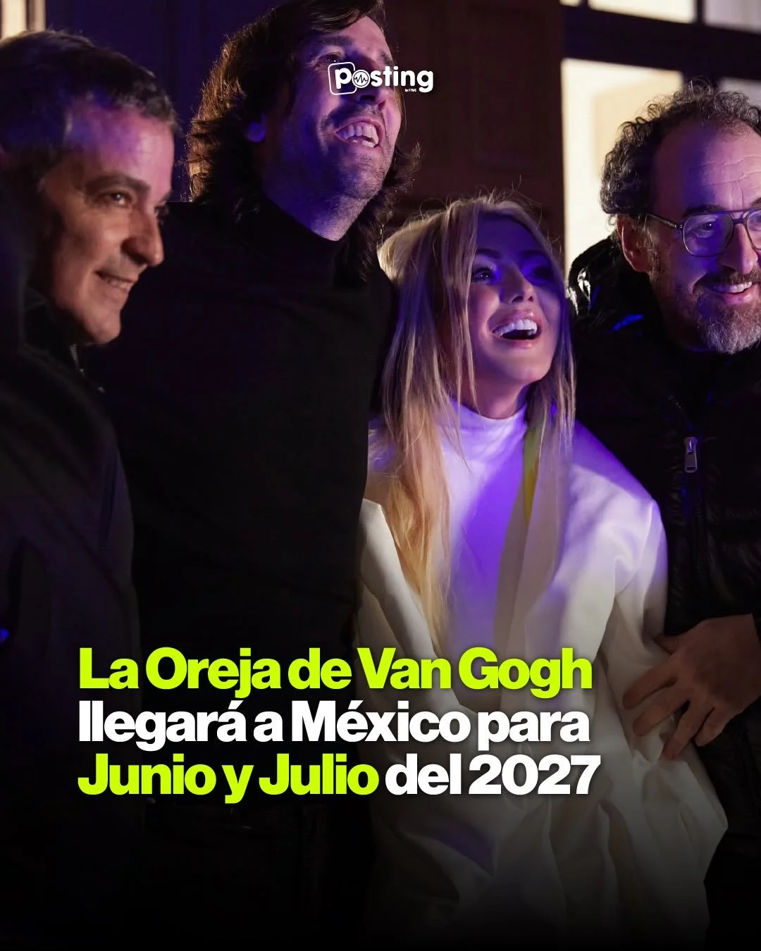 &iexcl;M&eacute;xico, tenemos tantas cosas que contar! 🇲🇽✨
La Oreja de Van Gogh regresa a nuestro pa&iacute;s con su Tour 2027 para cantarle al amor, a la nostalgia y a la vida con sus mejores canciones. ❤️🎶

📍 Fechas confirmadas:
🗓️ 27 de Junio