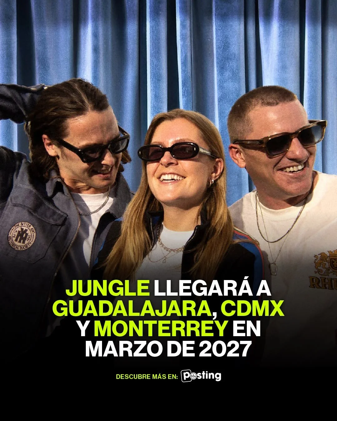 &iexcl;Prep&aacute;rate para bailar! 🪩✨ @jungle4eva regresa a M&eacute;xico con tres fechas imperdibles en marzo de 2027 para ponernos a todos a vibrar con su groove.&nbsp; 

 📍 Guadalajara, CDMX y Monterrey se van a llenar de la mejor energ&iacute