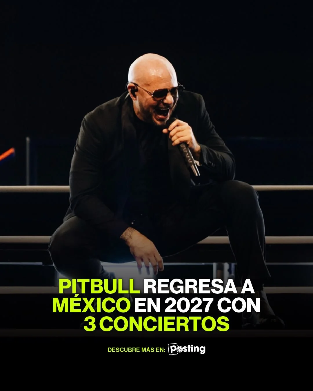 &iexcl;Arriba M&eacute;xico! 🇲🇽 El &uacute;nico e inigualable Mr. Worldwide, Pitbull, &iexcl;regresa con TODO en 2027! 🔥

Prep&aacute;rense porque la energ&iacute;a ser&aacute; &Uacute;NICA. 3 conciertos para bailar, cantar y vibrar con el rey de 