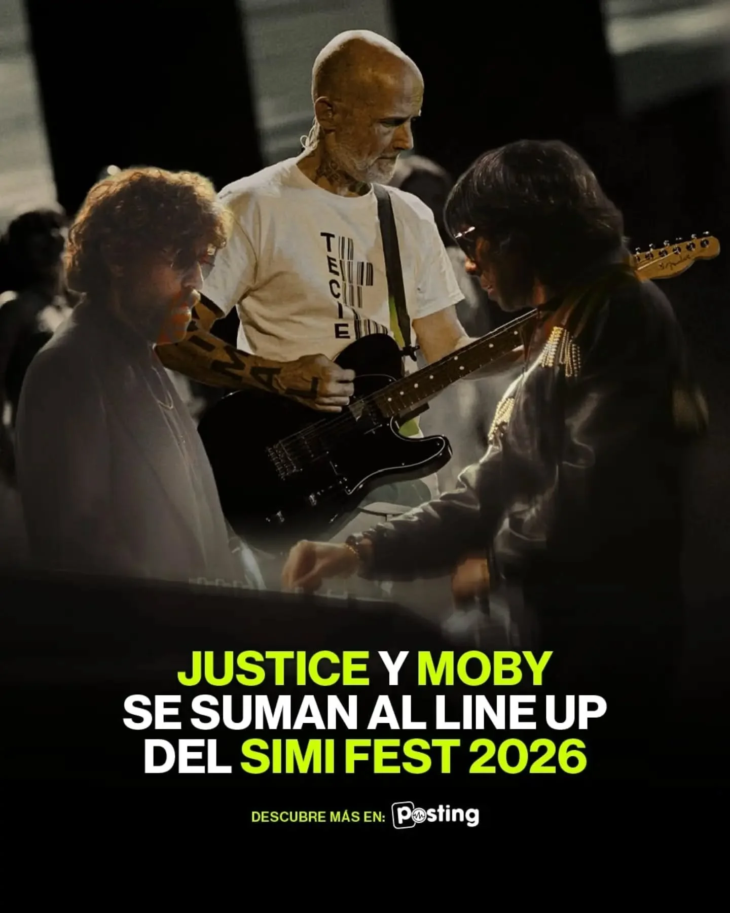 &iexcl;Buenas noticias para el Simi Fest 2026!🗣🗣🗣👽

A esta tercera edici&oacute;n se suman a la line up @etjusticepourtous y @moby 🛸.

📌5 de diciembre &ndash; Aut&oacute;dromo Hermanos Rodr&iacute;guez, CDMX.

&iquest;Te los vas a perder?👀

Co