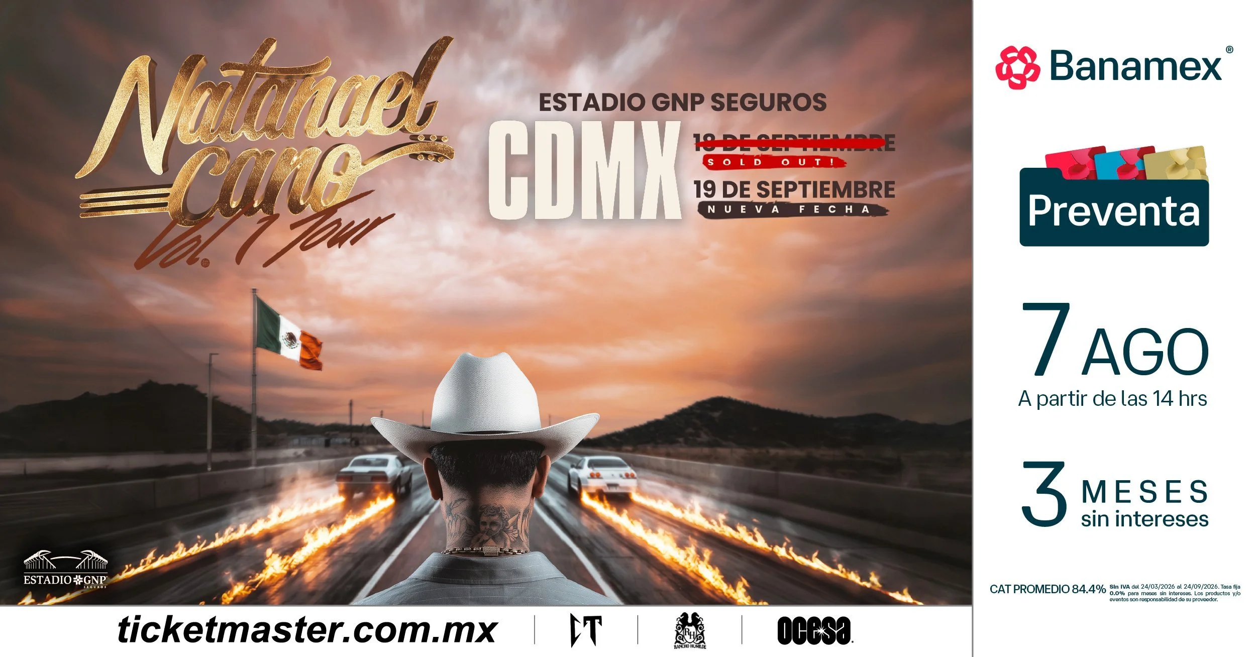 Segunda fecha Natanael Cano CDMX 2026