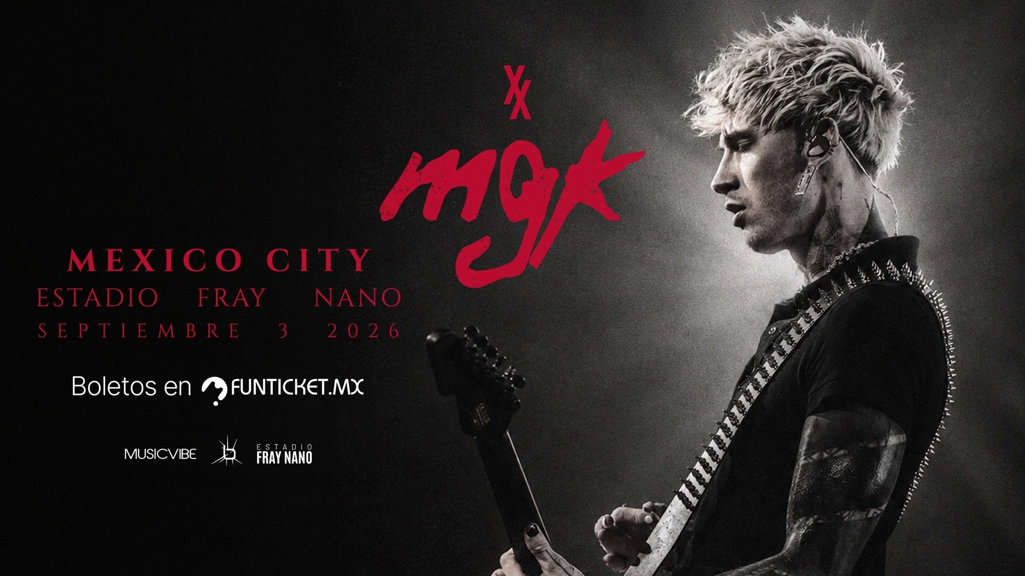 MGK confirma único show en México 2026