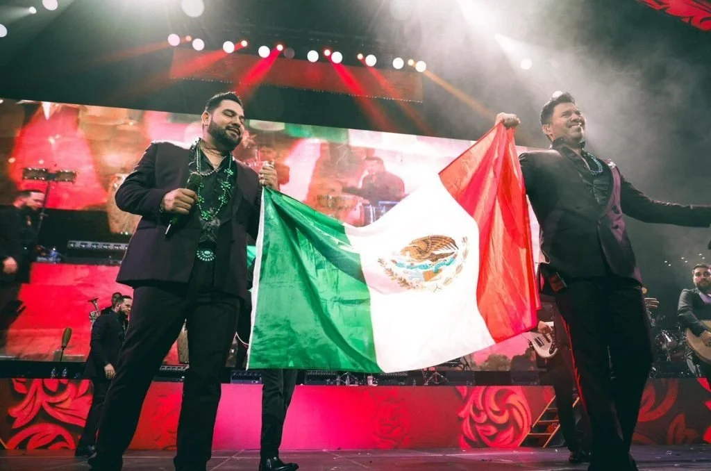 Banda MS en el Zócalo durante el 15 de septiembre