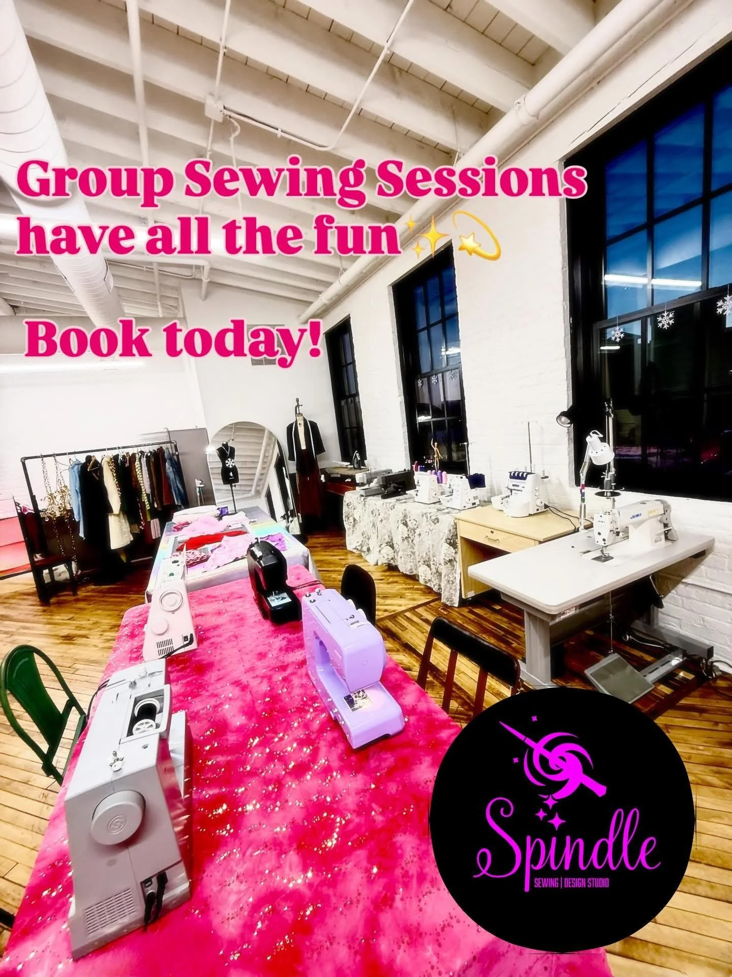 Spindle Sewing Series - Beginner Group Lesson Package