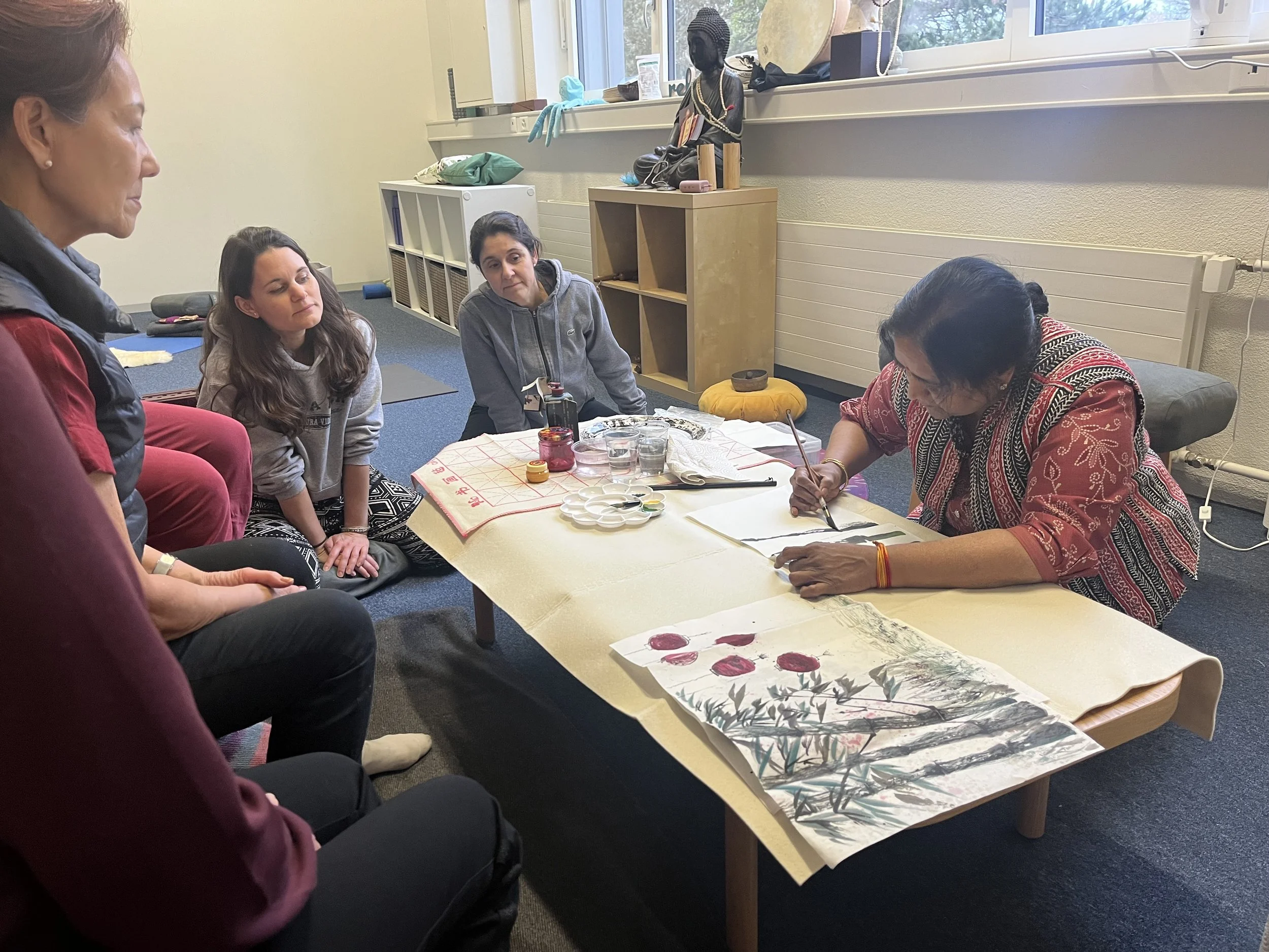 Fire Horse Lunar New Year Gathering: Chinese Brush painting, Mantra Singing &amp; Yoga Nidra