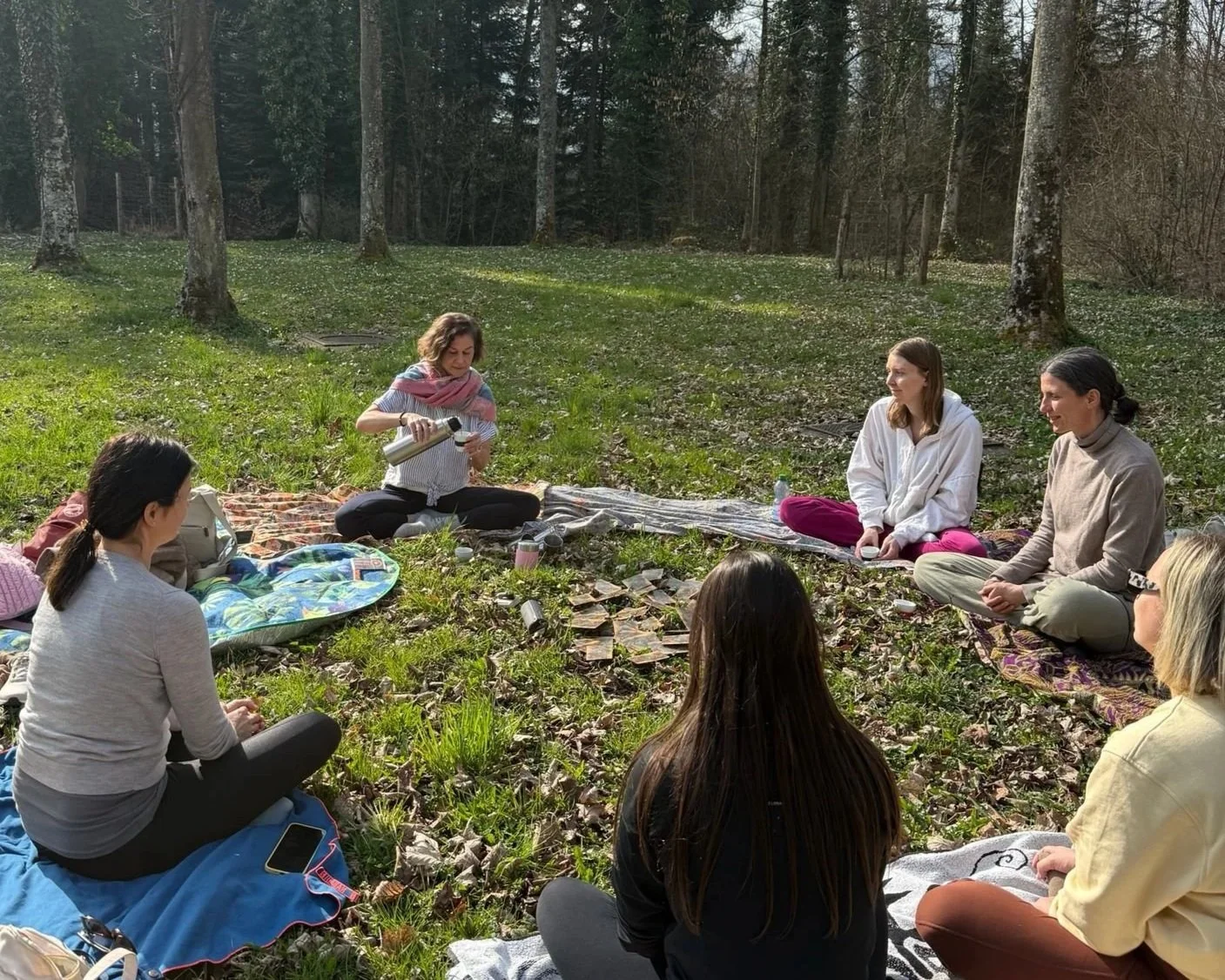 Earth Day Gathering in Sihlwald Forest, Thalwil with Lidia and Myriam