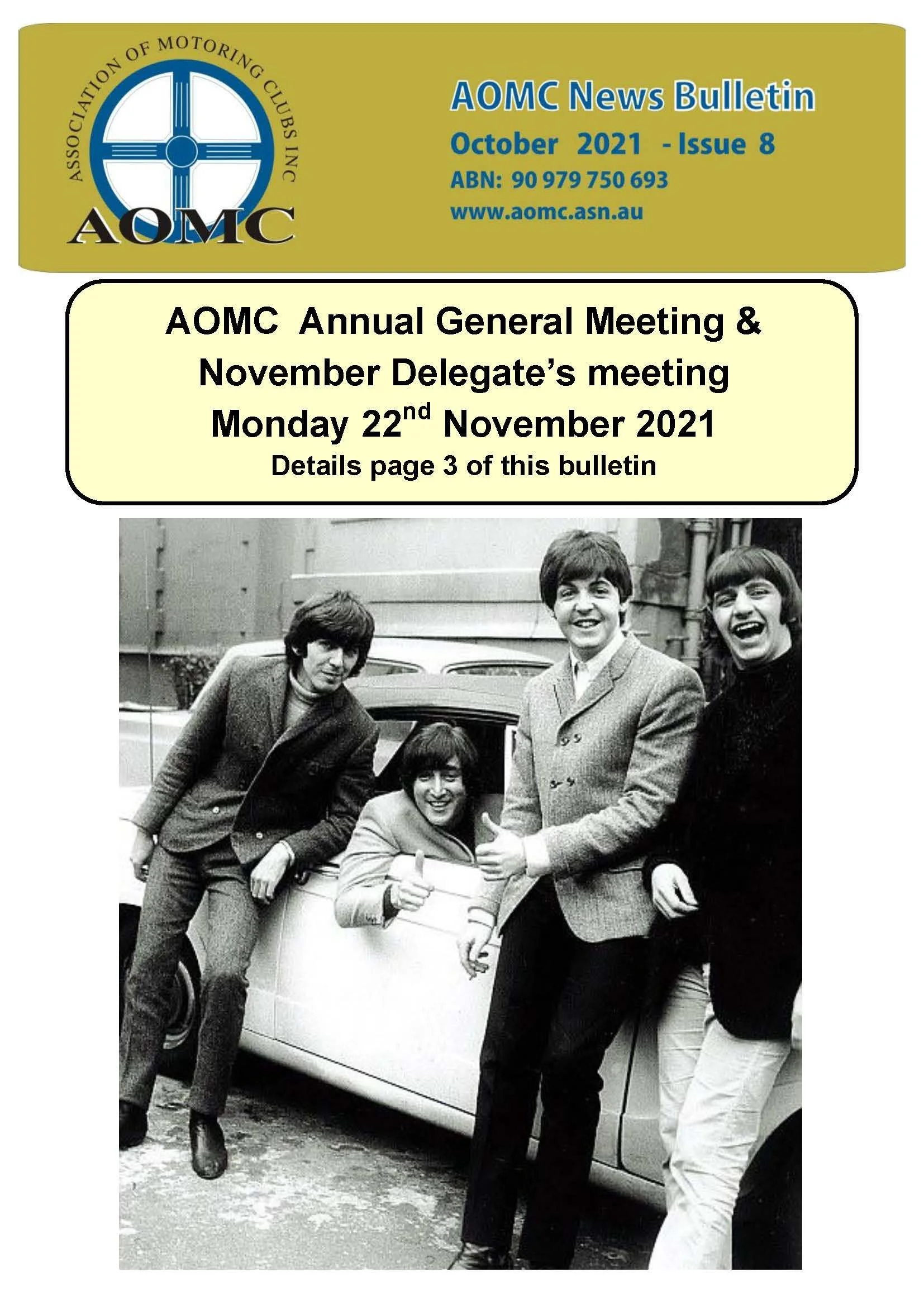 AOMC News Bulletin Issue 8 - October 2021