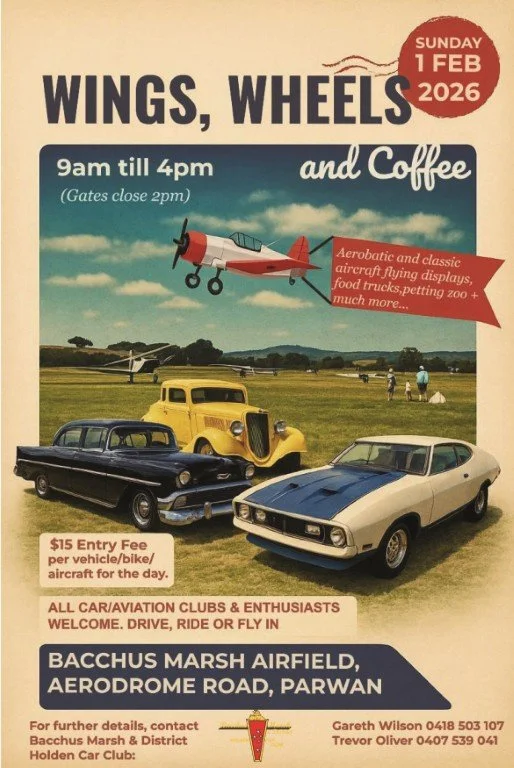 Bacchus Marsh Wings Wheels & Coffeee