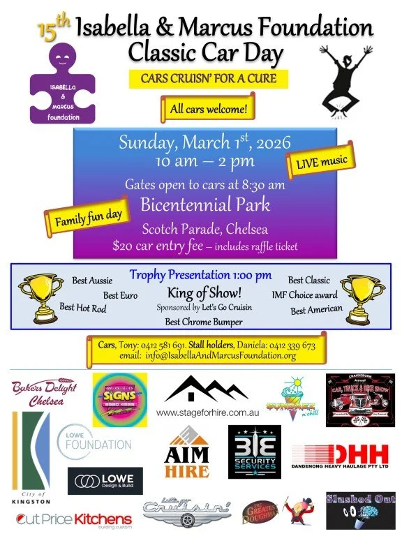 Isabella &amp; Marcus Foundation Classic Car Day