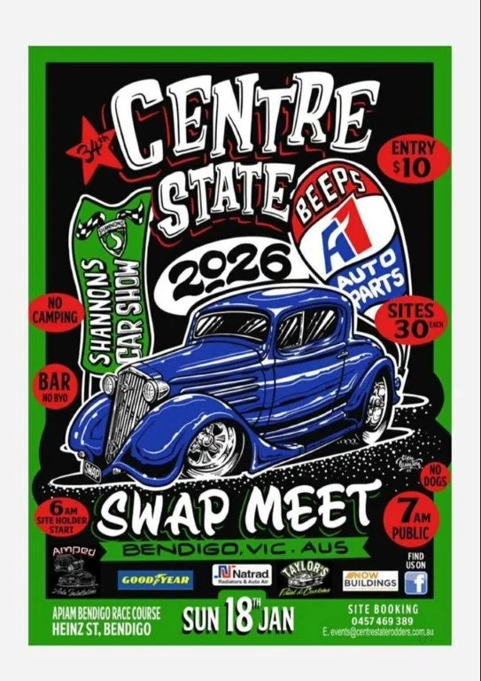 Centre State Rodders Car Show & Swap Meet