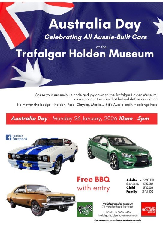Australia Day - Trafalgar Holden Museeum