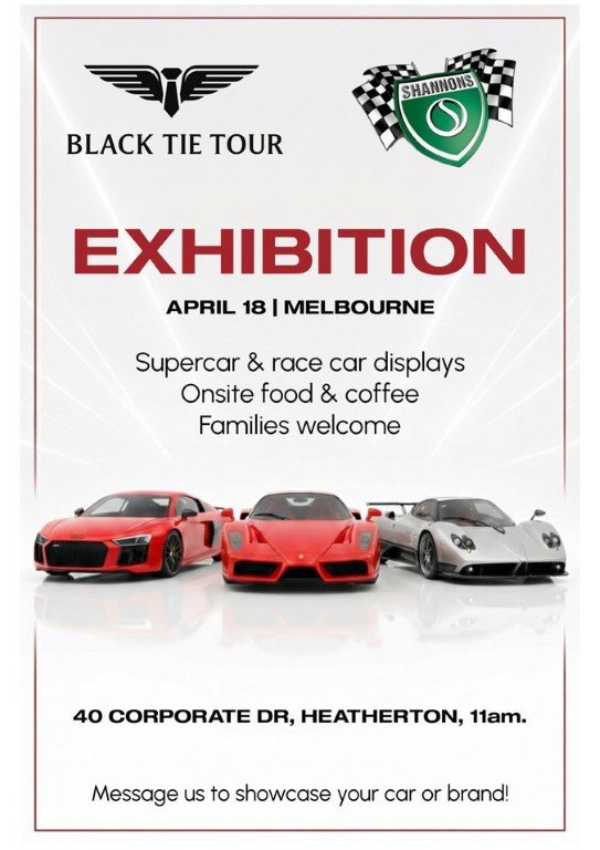 Black Tie Tour - Exhibition