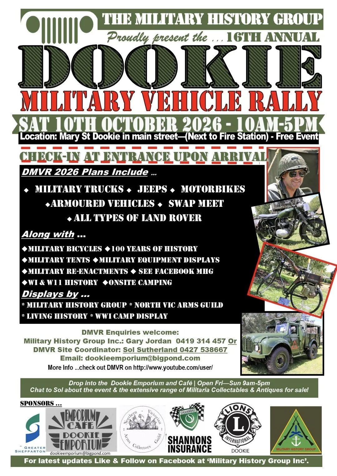Military Vehicle Rally - Dookie