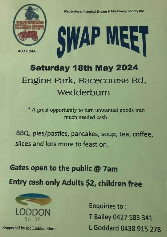 Wedderburn Swap Meet