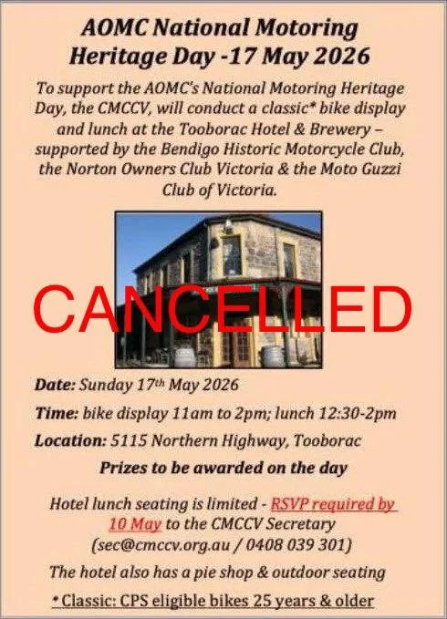 NMHD Classic Bike Display & Lunch