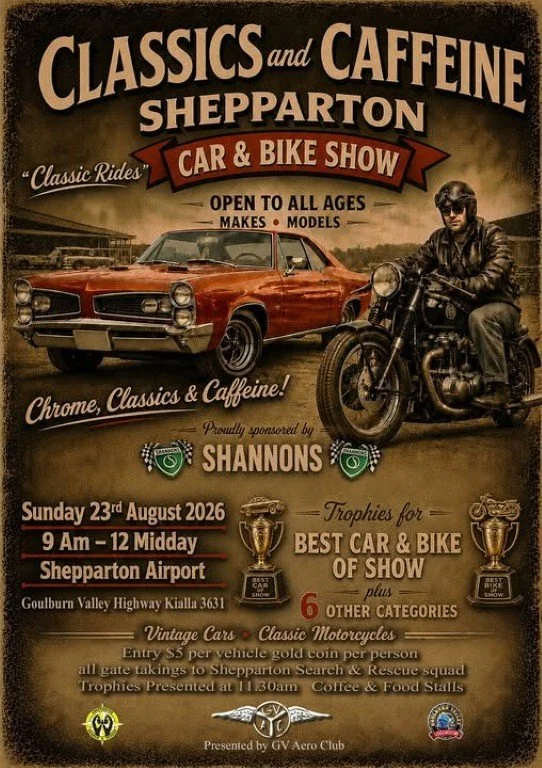 Classics and Caffeine Car &amp; Bike Show