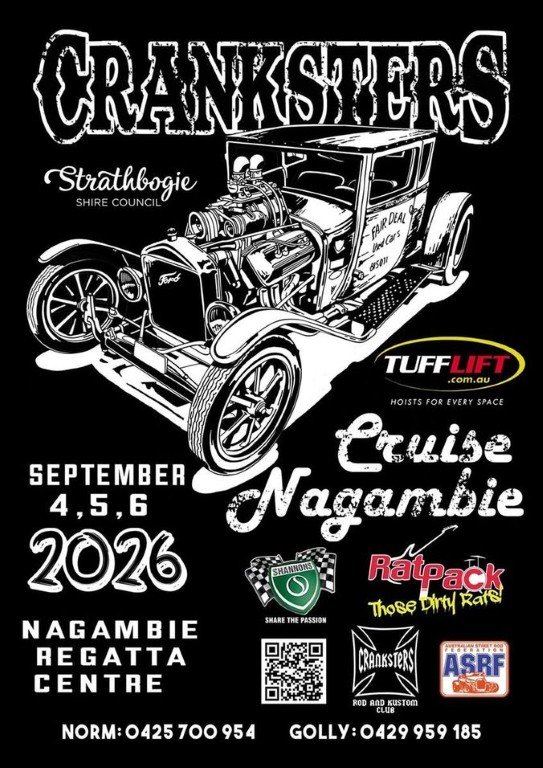 Cranksters Cruise &amp; Display Nagambie