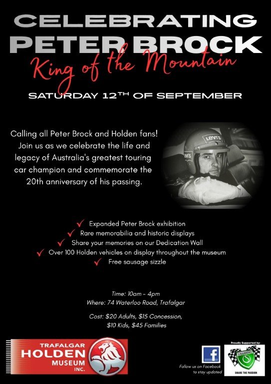 Celebrating Peter Brock